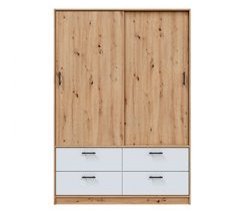 Armario Lúmina Dormitorio Moderno 2 Puertas Correderas