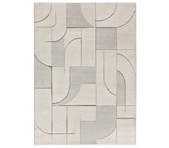 Alfombra geométrica a trazos LENA - ATTICGO 80x150