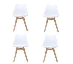 Pack de 4 sillas de cocina YESSI 