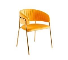 Silla Moniel Golden Terciopelo