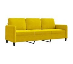 Sofá de 3 plazas terciopelo