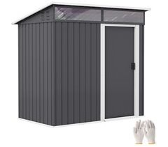 Caseta de Jardín Acero Galvanizado Outsunny