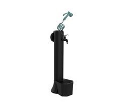 Fuente de jardín negra con cubo Sined FONTANA TRITONE PRO NERA