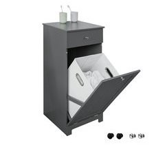Cesto para Ropa Sucia para Baño BZR21-DG SoBuy