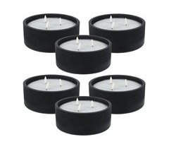 WELL HOME - Pack 6 Velas LED redonda