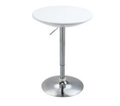 Mesa de Bar Acero, ABS HOMCOM, hogar - cocina 61x61
