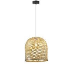Lámpara De Techo Rattan Serie Florian