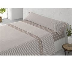 Juego sábanas CASABLANCA polycotton beige