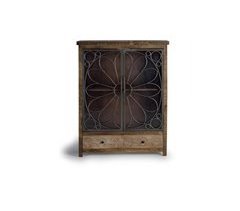 Vitrina de madera de mango envejecida .GINER Y COLOMER