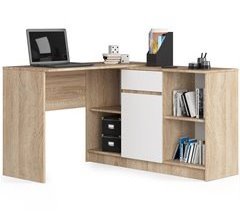 Escritorio esquinero B17 AKORD con 1 cajon 120x126