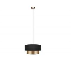 Lámpara de techo HAYATO II 40cm negro y oro marca CONFORAMA