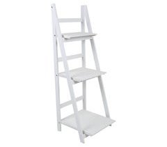 Escalera estantería de madera
