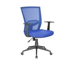 Silla de oficina ejecutiva de malla con reposabrazos Dlom