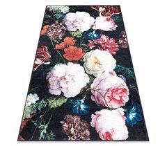 Alfombra lavable ANDRE 1629 flores vintage 120x170