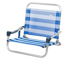 Aktive Silla de playa plegable pequeña marinera c/asa de hombro