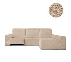 Funda Sofá Relax Bielastica Adaptable Chaise Longue Brazo Largo