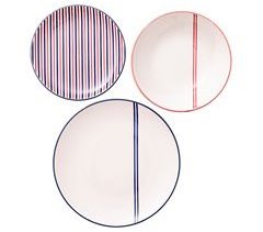 Set 12 Piezas Vajilla (Llano + Hondo + Postre) El Ganso