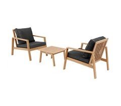 Conjunto Muebles Tiwi Exterior Jardín Terraza 3 Pzas
