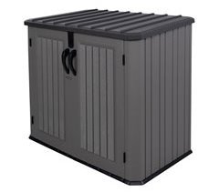 Armario exterior ultrarresistente c/tapa abatible Lifetime