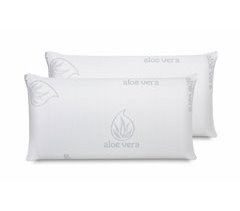 Pack de 2 Almohadas Viscoelásticas Con Tratamiento de Aloe Vera