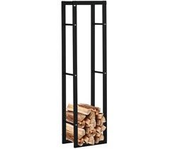 Soporte para Leña Metal HOMCOM, hogar - climatización