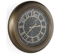 Reloj de pared de metal