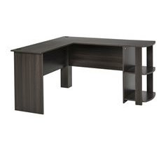 Mesa de Ordenador Aglomerado de Madera HOMCOM 136x130