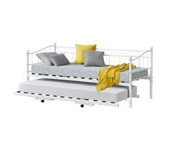 Cama con cama supletoria Skutskär con 4 Ruedas Metal 95x211