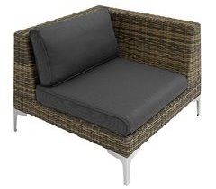 Pieza modular para conjunto de ratán