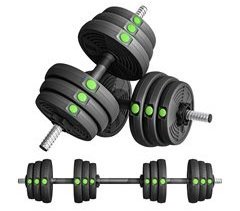 Kit de Mancuernas Acero, Plástico SPORTNOW