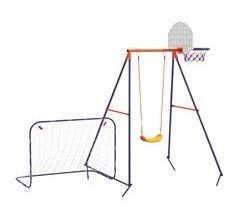 Columpio Infantil Acero, PE Outsunny