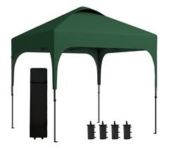 Cenador Plegable Acero, Tela Oxford Outsunny