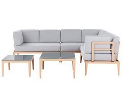 Beliani Conjunto de jardín RIMA III