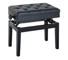 Banco de Piano PU y Madera HOMCOM, hogar - muebles de dormitorio