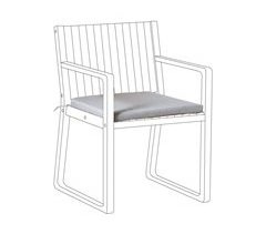 Beliani Cojín de asiento SASSARI PREMIUM 46x46