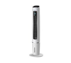 Climatizador evaporativo de muy bajo consumo en forma de torre