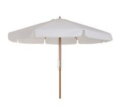 Sombrilla de Jardín Bambú, Poliéster Outsunny 325x325