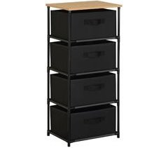 DUPI Cajonera EASY, Metal y PVC, 4 Cajones