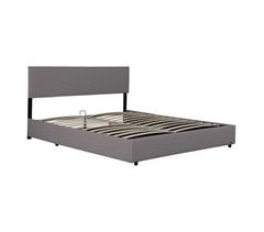 Cama tapizada Juva con somier abatible