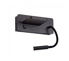 Aplique LED con cargador wireless Rob2 III (5+3W) Moderno