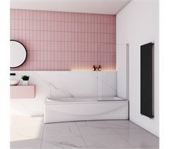 Mampara de Bañera Abatible,Vidrio Templado