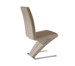 Set 2 sillas de comedor ecopiel SILVA