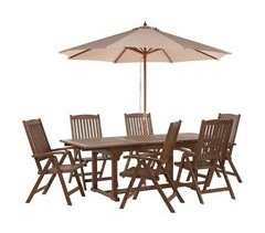 Beliani Conjunto de comedor AMANTEA