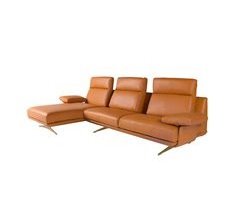Sofá chaise longue izquierda piel 6226