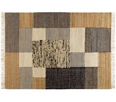 Alfombra de yute/lana/algodón 210x150