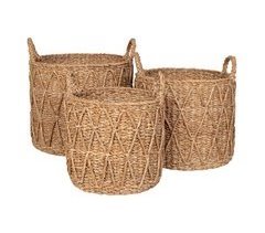 Juego de 3 Cestas de Almacenaje Krabi