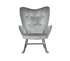 Mecedora escandinava con patas de terciopelo