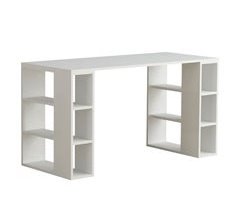 Mesa Escritorio Con 6 Estantes 140x60