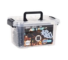 Well Home Cadena de Luz LED Solar con 400 Bombillas