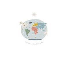 FUNDA NÓRDICA CUNA/MAXICUNA MAPA MUNDI